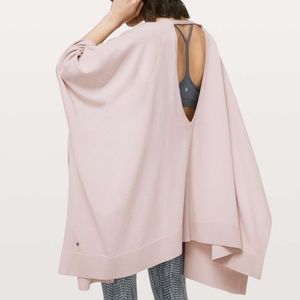 Never worn lululemon Free To Coast Wrap in Pink Bliss